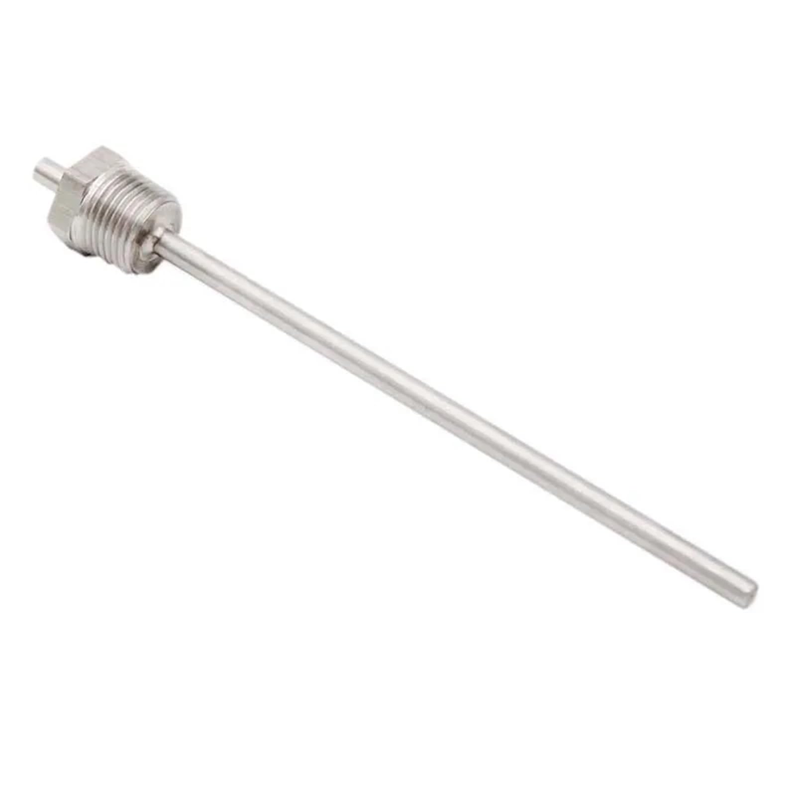 Puits thermométrique NPT 1/2" et sonde 6" (diamètre extérieur 1/4" x diamètre intérieur 5/32" - Pièces de bouilloire de brassage maison en acier inoxydable 304