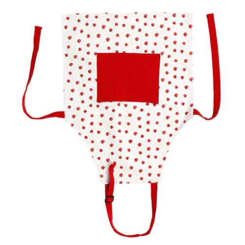 Acouto Red Strawberry Apron