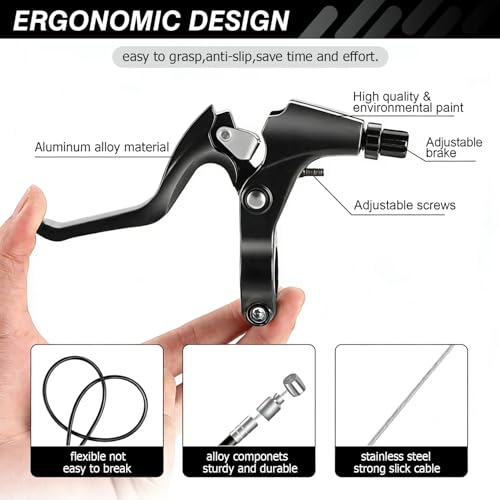 image for Qcdou Bike Brakes Set,Front and Rear C Bicycle Brake,Complete Universa