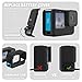 FitStill Protective Accessories Kit Frame Mount Housing Case Compatible with Go Pro Hero 13/12/11/10/9 Black, Vlog Cage with Cold Shoe Adapter &Side Cover&Lens Caps&Quick Pull Movable Socket and Screw