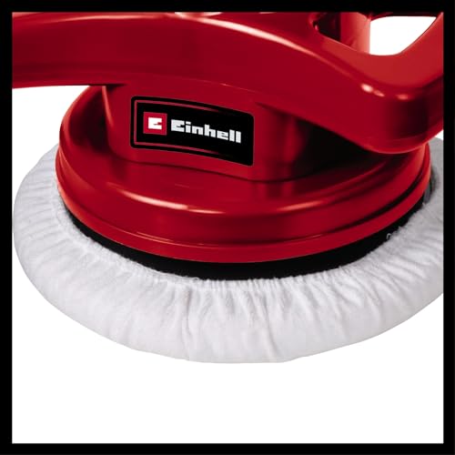 Einhell Polisseuse pour carrosserie CC PO 90 Vitesse d'oscillation : 3300 toursmn Diamètre disque : 240 mm Livré avec 1 bonnet textile et 1 bonnet synthétique - vue 6