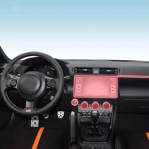 Reparación de arañazos en panel de cambios Toyota BRX película protectora transparente 2