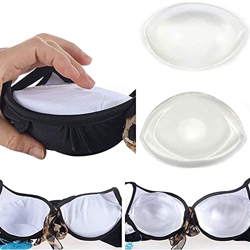 Lzwin Waterproof Silicone Bra Inserts - Push Up Breast Pads Bust Enhancers For Summer Swimsuits & Bikini (Large(C/D Cup)) #TOP3