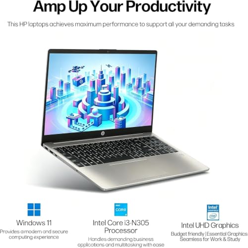 Image of HP Pavilion 15.6 Inch FHD IPS Touchscreen Anti-Glare Laptop, Windows 11, 16GB RAM, 512GB SSD, Intel Core Processor Up to 3.8GHz, 11Hours Battery Life, Privacy Camera Shutter, Type-C, Cozy Cashmere