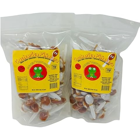 Dulces Tortugita - 200 Mini Cucharitas de Sabor Tamarindo Con Chile 200 Mini Tamarind Flavored Spoon Candy With Chili Cover