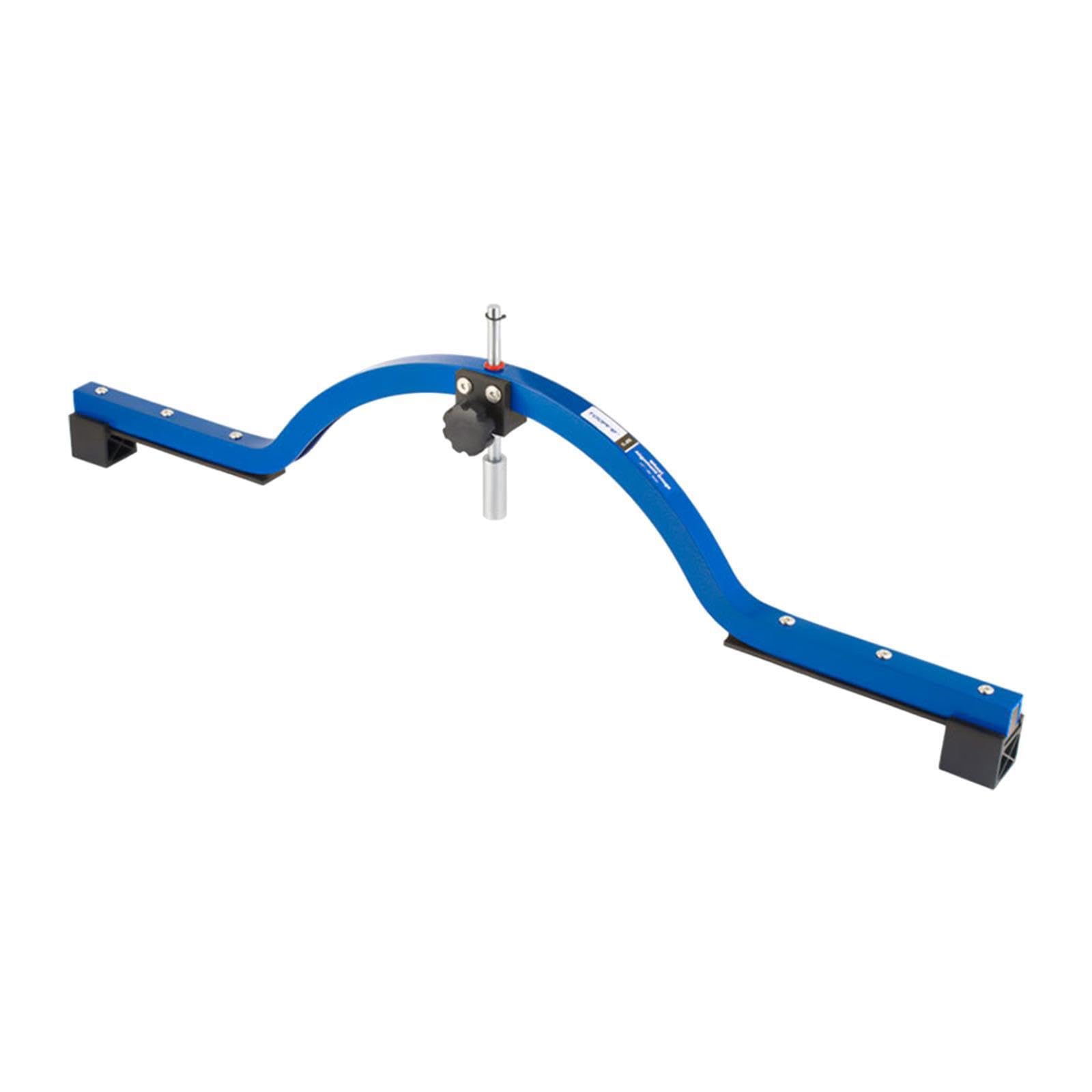 Medidor de alineación de ruedas portátil para herramienta práctica para platos 12 a 29 pulgadas, color negro, Azul