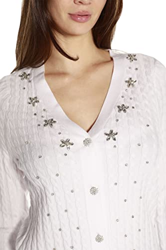 Womens Rhinestone Sparkly Sweaters For Women Cardigan #TOP4