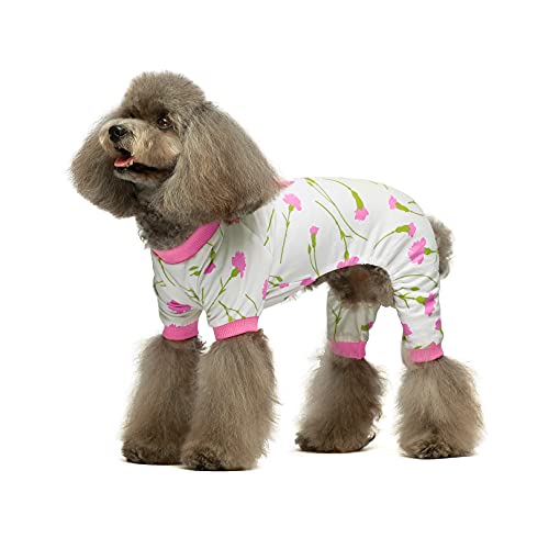 Fitwarm Dog Pajamas Carnation Costumes Pet Clothes Cat Jumpsuits Onesies Jammies Pink Xxl #TOP1
