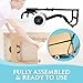 Sporty Massage Table Cart by NRG - Portable Massage Table Carrier Trolley with Rubber Wheels, Telescoping Handle and Strap - Fits All Brands - Sturdy, Light, Durable - Fully Assembled, Ready to Use
