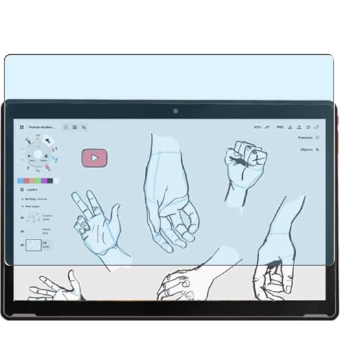 Puccy 2 Pack Anti Blue Light Screen Protector, compatible with Simbans PicassoTab X Standalone Tablet 10.1" TPU Film Guard （ Not Tempered Glass Protectors ）