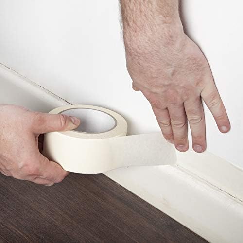 Glengor Premium Masking Tape, Triple Pack, 50mm (2) x 50m, Painting & Decorating, Strong Adhesive, 3 Rolls.
