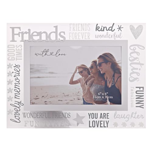 With Love - Glass Picture Frame 3D - Friends - 6 x 4