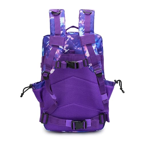 Military Tactical Backpack 55L Army Backpack Bug Out Bag Assault pack Molle Daypack Hiking Trekking Rucksack (Black 1.0) - Image 6