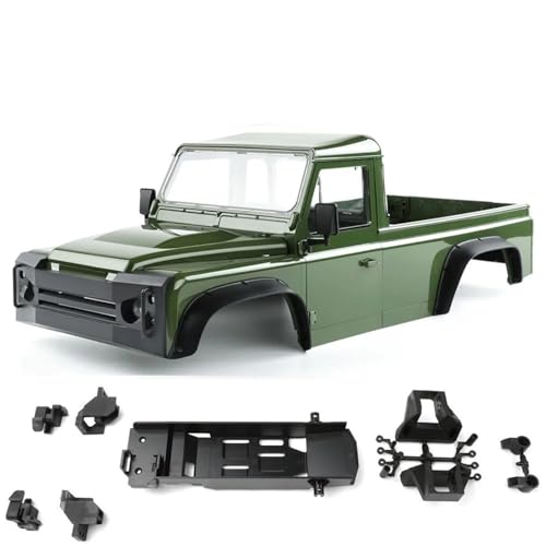 Coque pour Traxxas TRX4 verte, ideale pour vos sorties crawler en foret