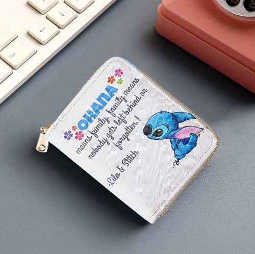 Mini Cute Cartoon Wallet, Anime Coin Purse for Boys and Girls, Zipper Small PU Leather Wallet Card Holder (White)3