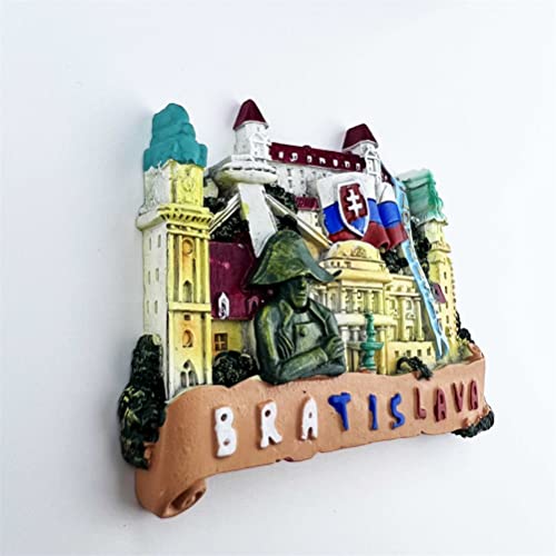 Imán decorativo Bratislava Slovakia para refrigerador miniatura 2