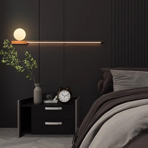 Lámpara de pared para pasillos oscuros con aplique LED moderno largo que evita deslumbramientos