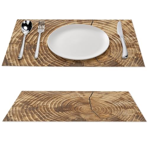 Set de table antidérapant en PVC lavable pour protéger la table des taches - 2