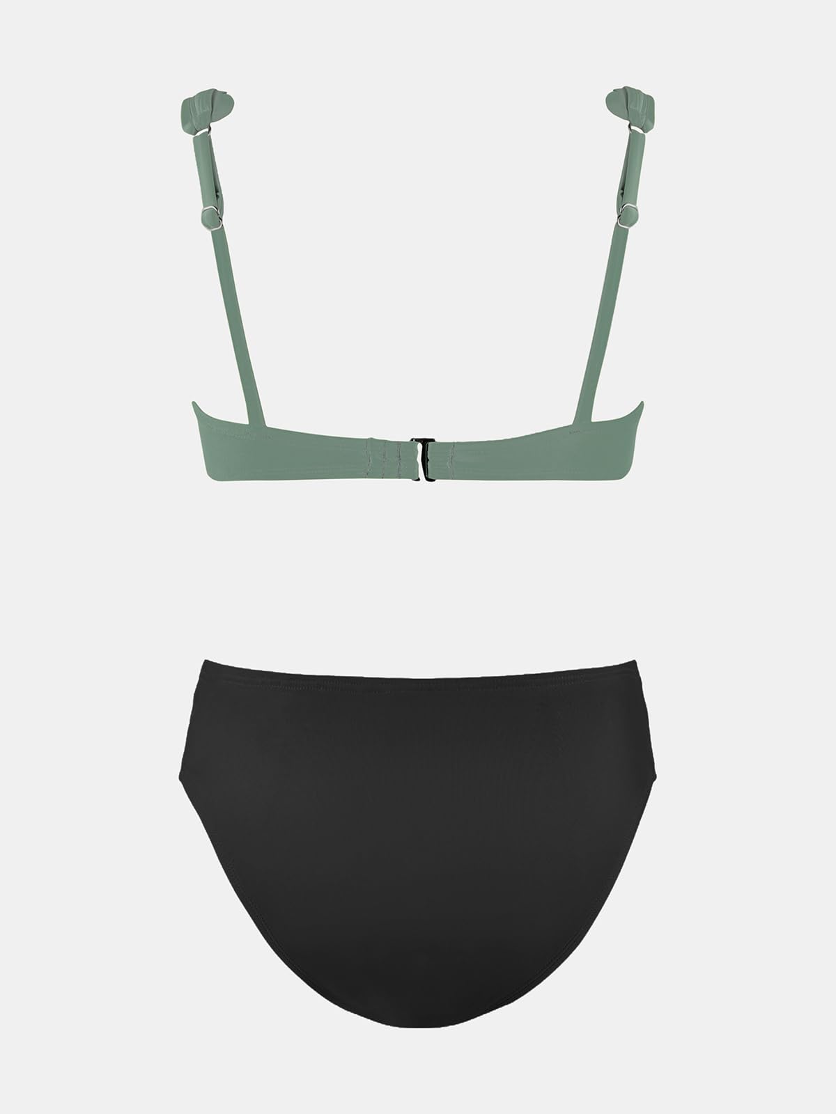 CUPSHE Costume da bagno premaman da donna, con scollo a U, bordo ondulato, a vita bassa, costume da bagno intero