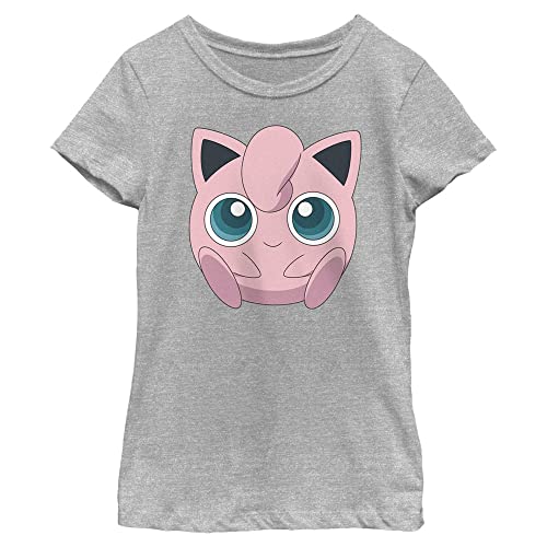 T-shirt Pokémon Rondoudou fille vêtement rose imprimé manga manches courtes