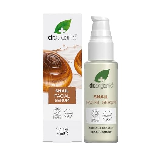 Dr. Organic Snail Ansiktsserum, 30 ml
