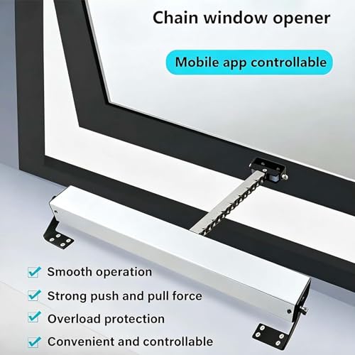 Abridor automático de ventanas para tragaluces y techos altos 7