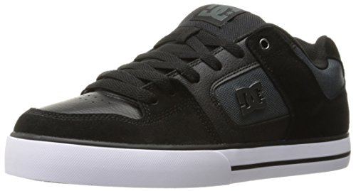 DC Men's Pure SE Skateboarding Shoe, Black, 9 D US
