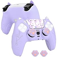 DLseego Protección Cubierta para Mando PS5,Ergonómico