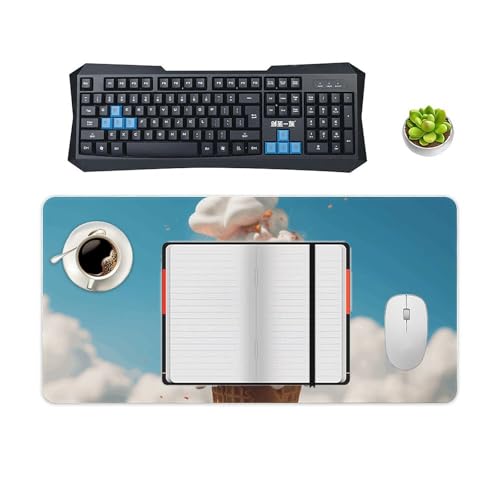 Tapis de souris de jeu grand format LED imperméable antidérapant - 4