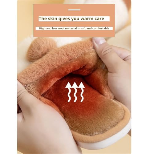 Corgi Slippers,Non-Slip Comfy Slippers,Plush Warm Slippers,Winter Indoor Outdoor Slippers,Unisex Couple'S Slippers2