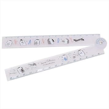 Amazon ハリーコレクションの30cmの折りたたみ式定規 ロゴ付き分度器 事務用品 文房具 オフィス用品