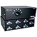 QVS CA298-6S 6-Port HD15 VGA SXGA Premium Manual Switch