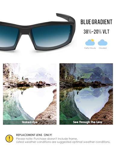 Image of BLAZERBUCK Anti-salt Polarized Replacement Lenses for Oakley Canteen 2006 Sunglass