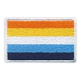 Aroace Pride Flagge – aromantisch asexuell – zum Aufnähen/Aufnähen – besticktes Abzeichen/Patch