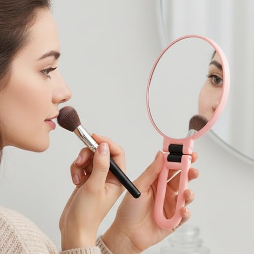 Espejo para maquillaje 50X con mango ajustable miniatura 3