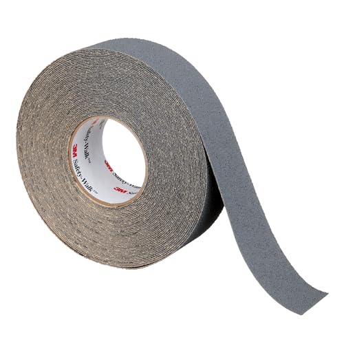 Image of 3M Safety-Walk Slip-Resistant Medium Resilient Tapes & Treads 370, Gray, 2 in x 60 ft, Roll, 2 /Case
