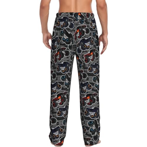 Cool Off-Road Vehicle For Men'S Lightweight Pajama Pants Adjustable Drawstring & Pockets All-Season Sleepwear2
