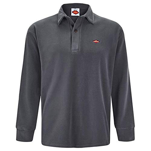 Fumarel - Sudadera Microfleece Botón Gris Color thumbnail