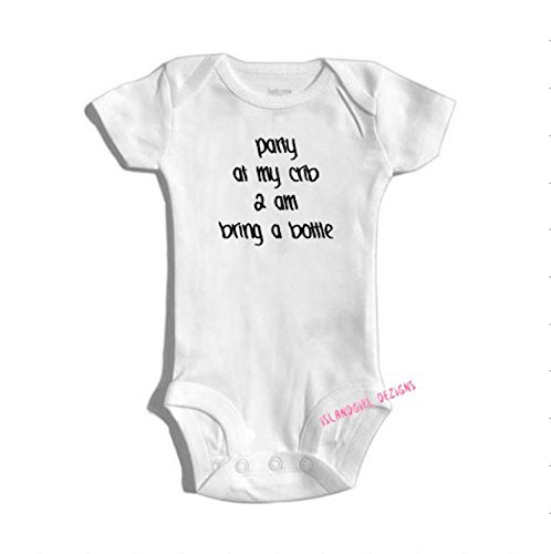 party at my crib onesie