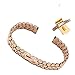 MJMT06 Stainless Steel Watchband 6mm 8mm 10mm Silver Golden Bracelet Replacement Strap Compatible with Size Dial Lady's Fashion Watch Bracelet(Rose Gold,6mm)