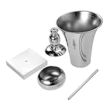 vaso nuziale in argento: questo vaso di grandi dimensioni può decorare la tavola nuziale e la casa, vaso nuziale in metallo
