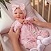 BABESIDE Reborn Baby Dolls Sunny - 17Inch Cute Soft Vinyl Realistic Baby Doll Poseable Smiling Real Life Baby Dolls with Complete Accessories for 3+ Years Old Gifts