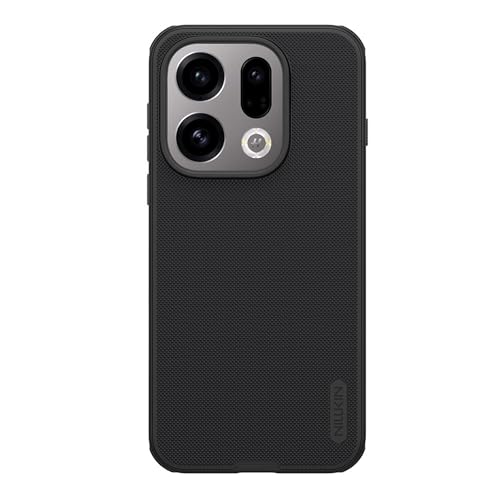 Image of Nillkin Case for Oppo Find X9 (6.59 inch Inch) Super Frosted Shield Pro Magnetic Hard Back Soft Border (PC + TPU) Cover Raised Bezel Camera Protect Black Color