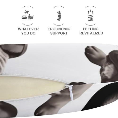 Almohada espuma viscoelástica tamaño mediano con cremallera miniatura 5