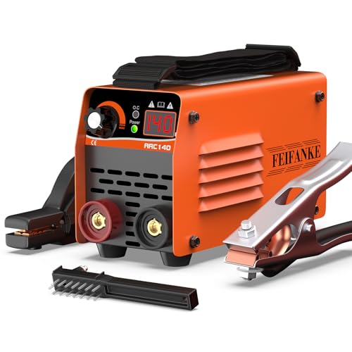 FEIFANKE 140A Stick/LTIG Welder - Synergic Control IGBT Inverter Welding Machine With Hot Start, ARC...