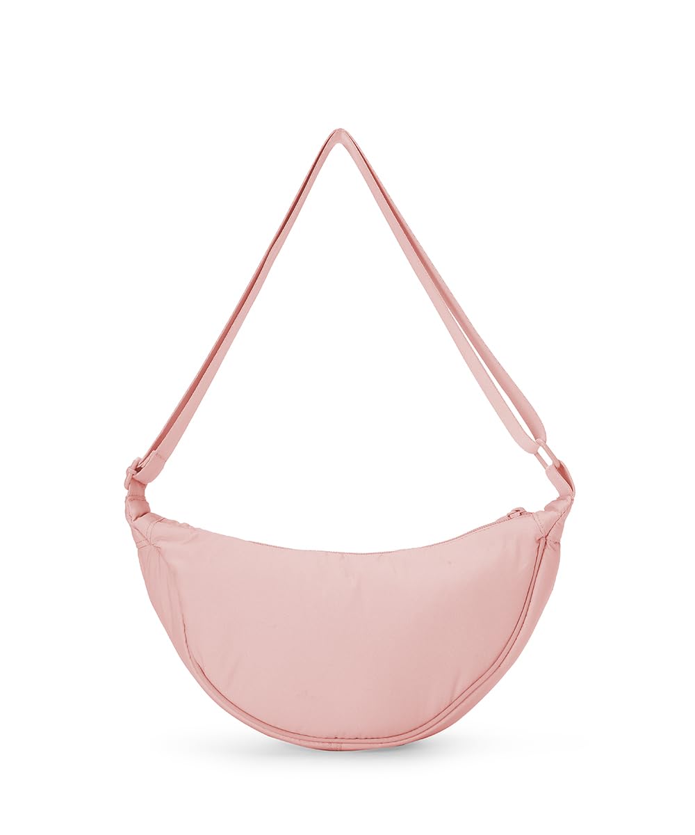 PUMA PLUSH Halfmoon Bag IND – Stylish Everyday Bag with 10L Capacity, Main Zip Compartment, Interior Organization, Adjustable Shoulder Strap, & Iconic Branding(Rose Dust) 4