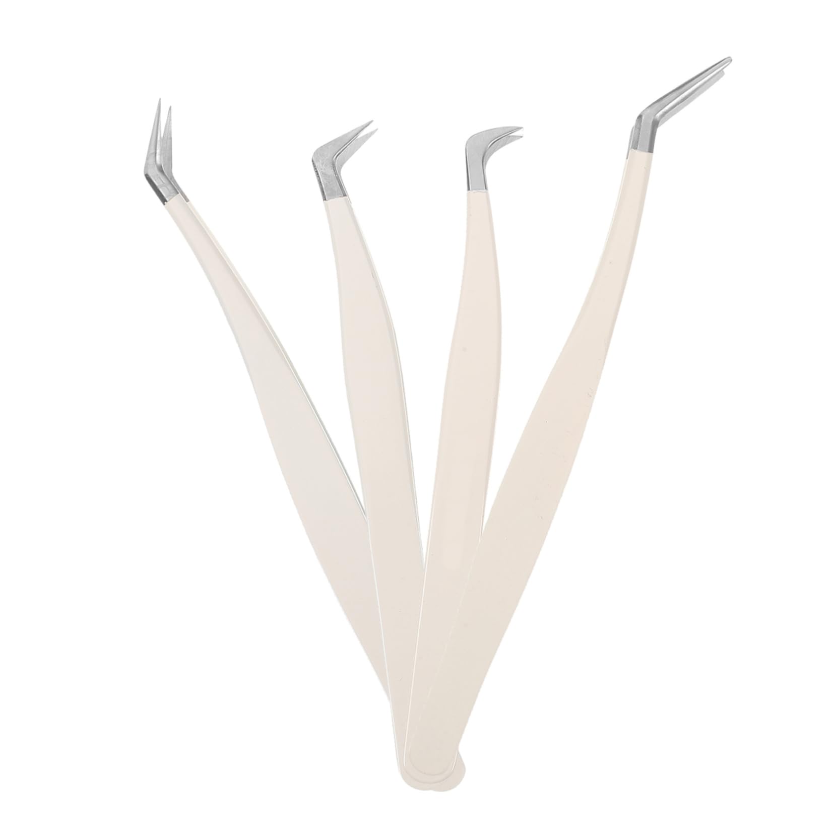CALLARON 1Set Professional Eyelash Extension Tweezers Durable Stainless Steel Lash Applicator Tool for Creative Eye Makeup Convenient Design for Easy Application for Beginners