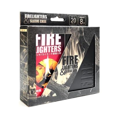 【着火剤付】FIRELIGHTERS SLEEVE CASE matte bla…