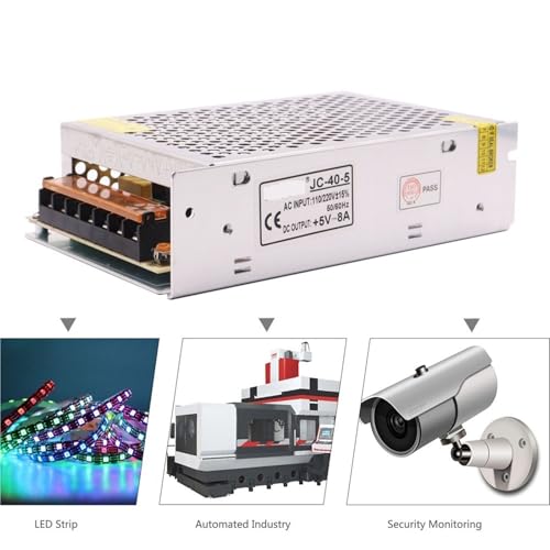 Transformateur pour LED 12V 10A boîtier de conversion stable AC 110V 220V vers DC