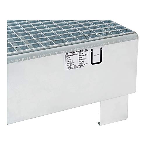 Foto von STIER Auffangwanne verzinkt für 4x200l Fässer 1200x1200x290 mm